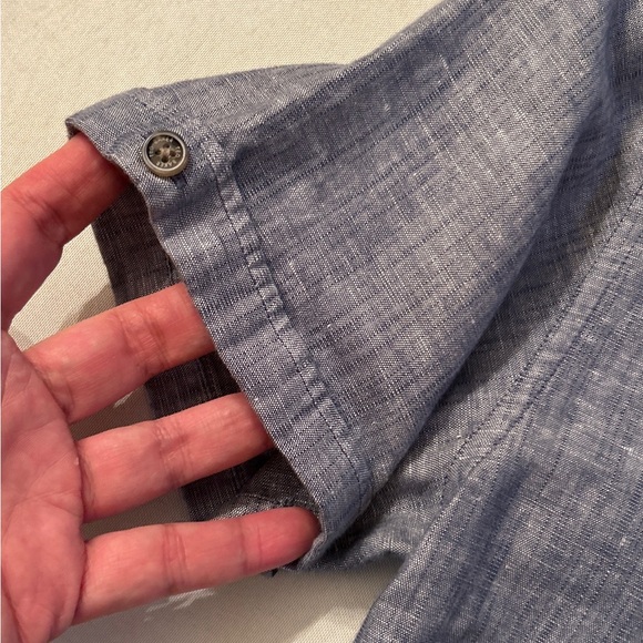 TED BAKER London linen shirt Small retails $185 - Picture 7 of 10